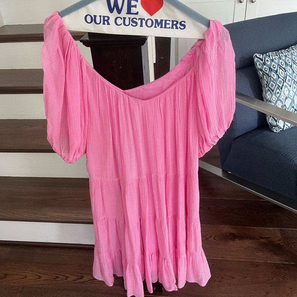 Rebecca Taylor Pink Chiffon Dress